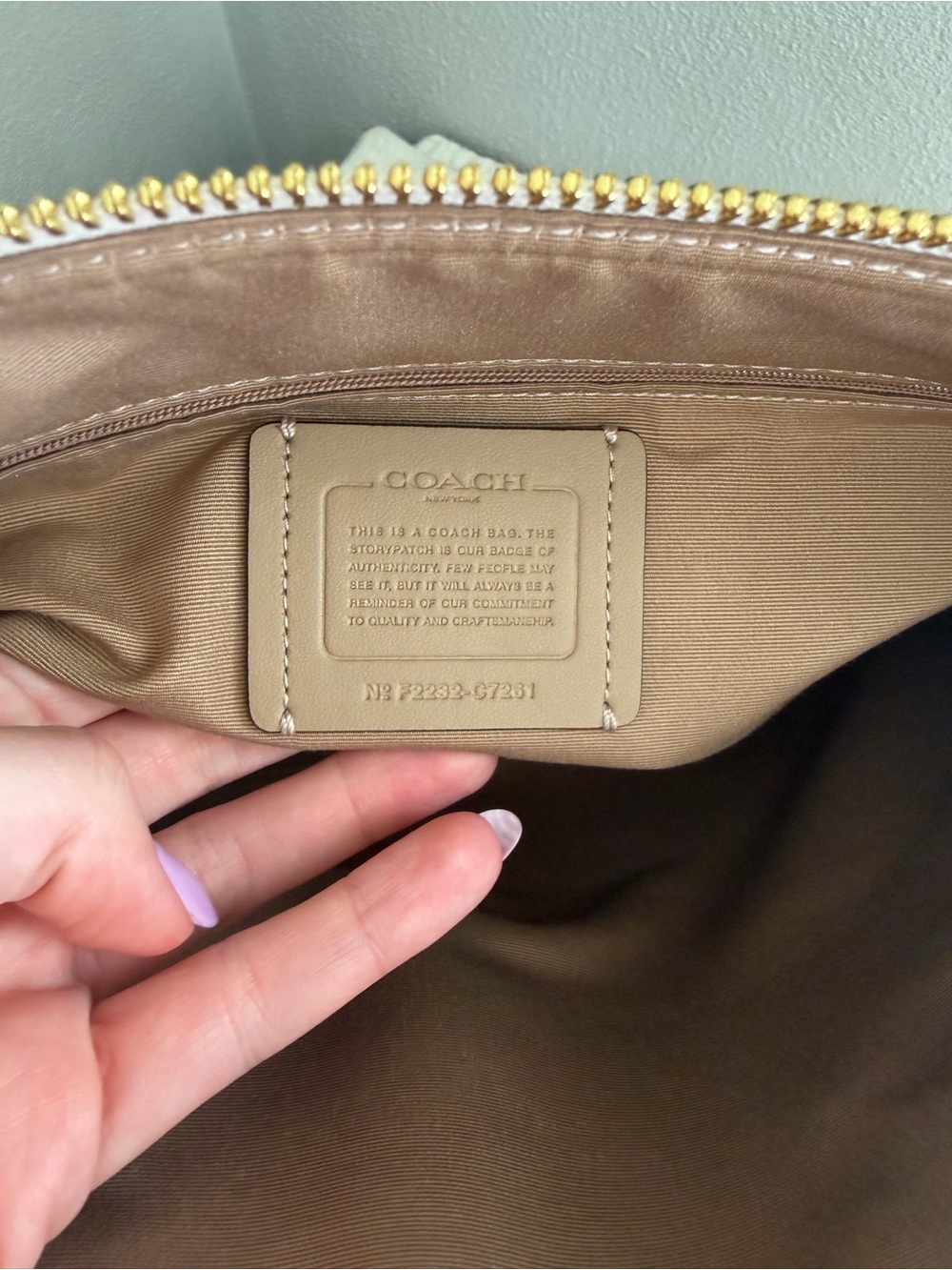 Coach Kacey White Snakeskin Satchel Crossbody Bag In Blocked Signature Canvas - Picture 13 of 15